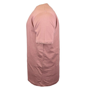 Espionage Plain Round Neck T-Shirt - T015 - Dusty Pink 4