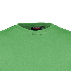Espionage Plain Round Neck T-Shirt - T015 - Light Green 2