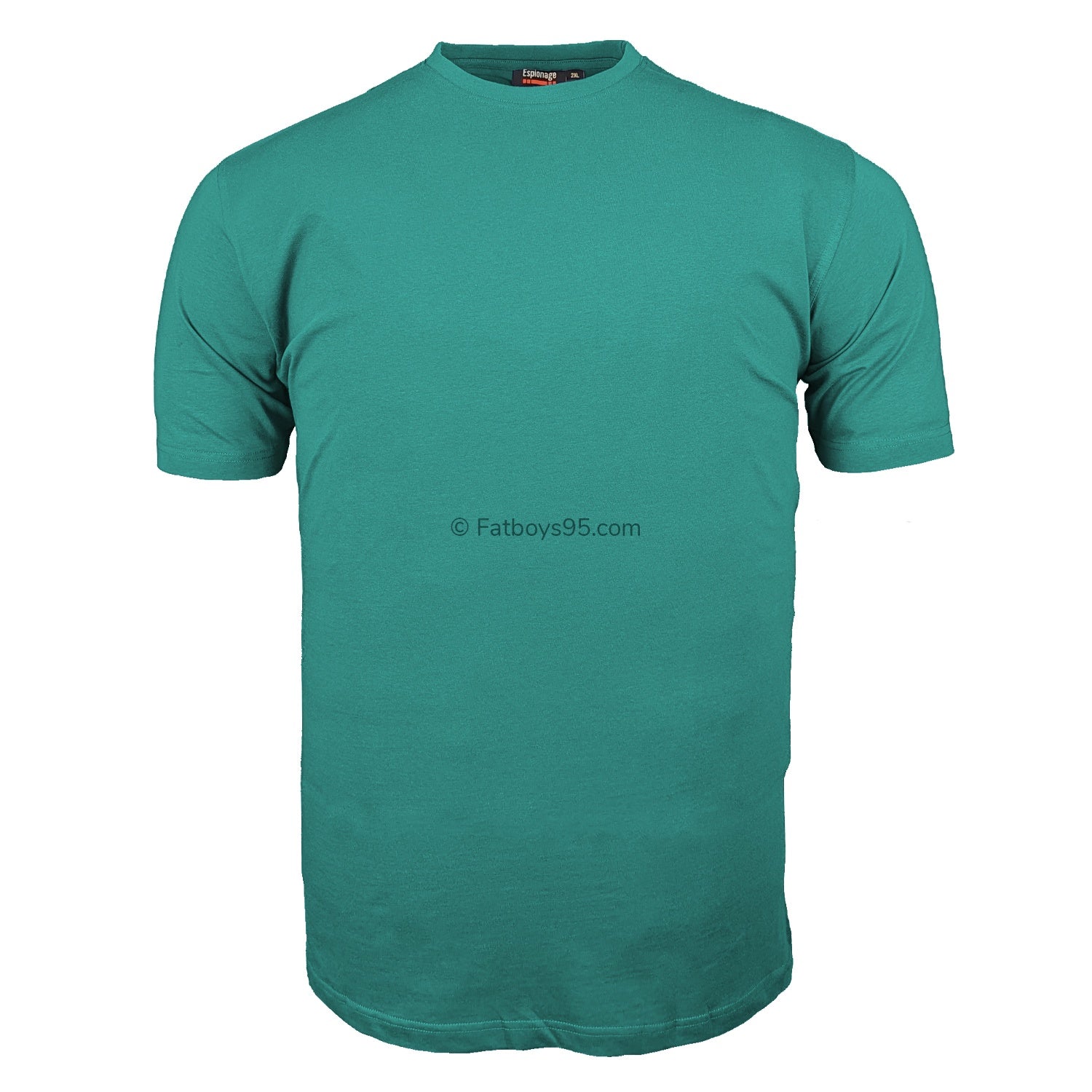 Espionage Plain Round Neck T-Shirt - T015 - Mallard Blue 1