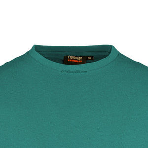 Espionage Plain Round Neck T-Shirt - T015 - Mallard Blue 2
