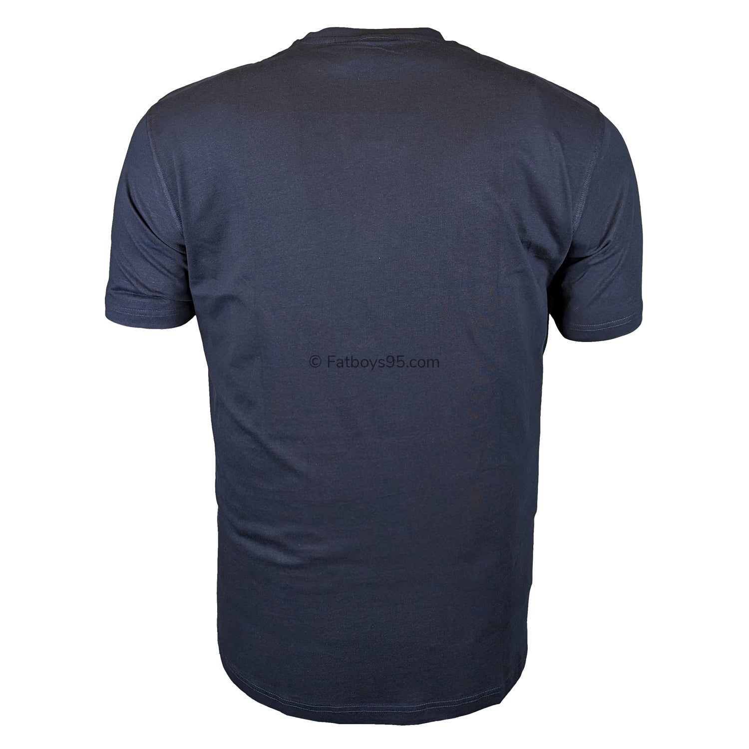 Espionage Plain Round Neck T-Shirt - T015 - Navy 3
