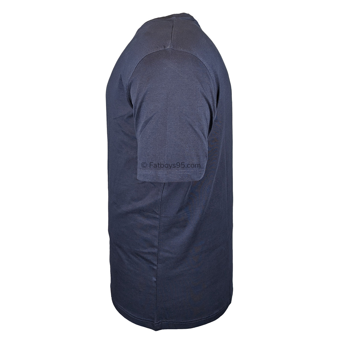 Espionage Plain Round Neck T-Shirt - T015 - Navy4