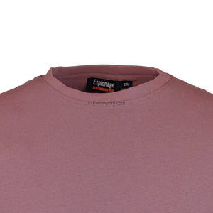 Espionage Plain Round Neck T-Shirt - T015 - Pale Purple 2