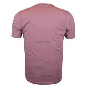 Espionage Plain Round Neck T-Shirt - T015 - Pale Purple 3
