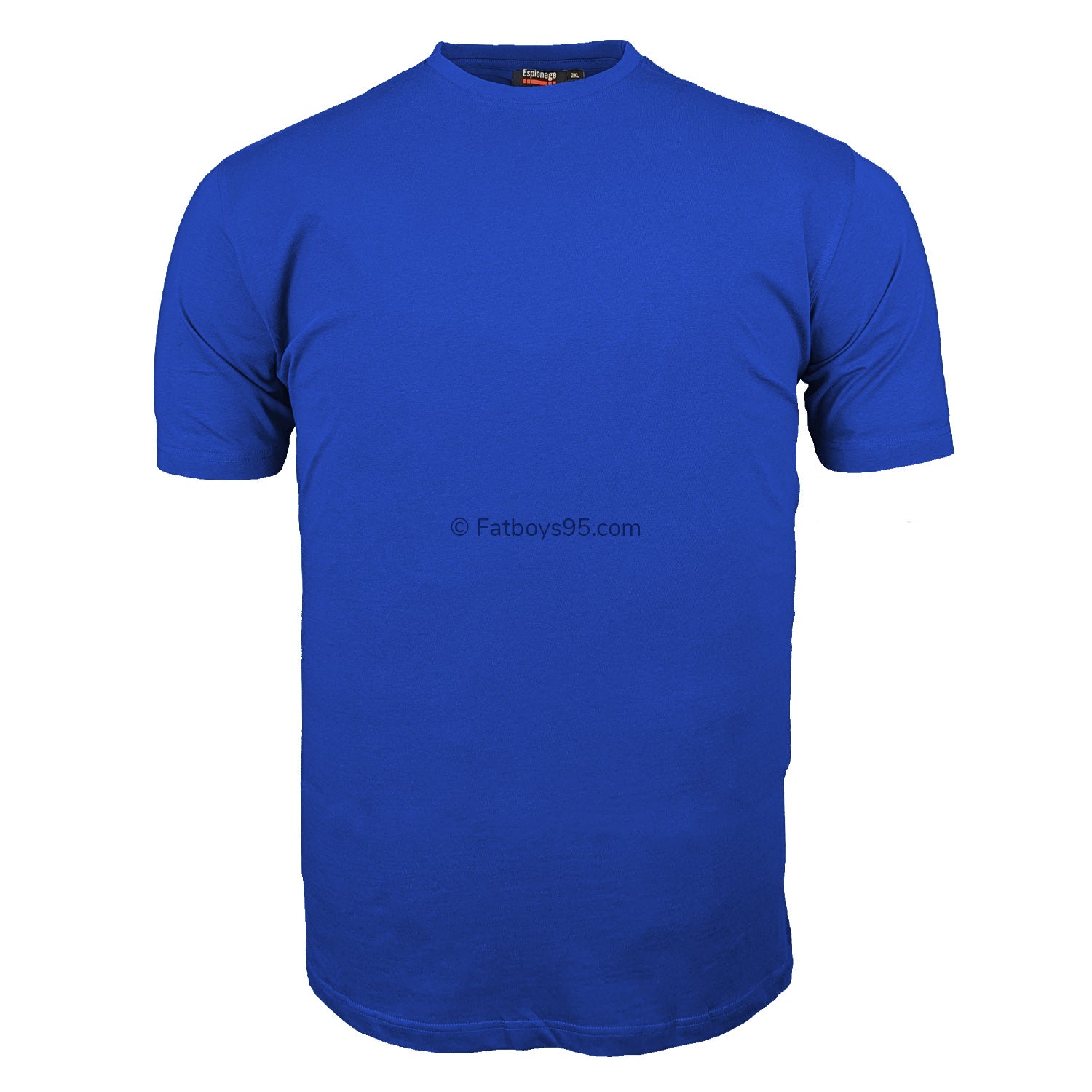 Espionage Plain Round Neck T-Shirt - T015 - Royal 1