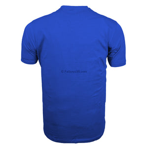 Espionage Plain Round Neck T-Shirt - T015 - Royal 3