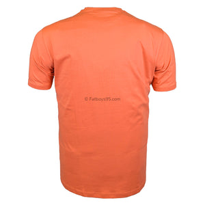 Espionage Plain Round Neck T-Shirt - T015 - Soft Orange 3