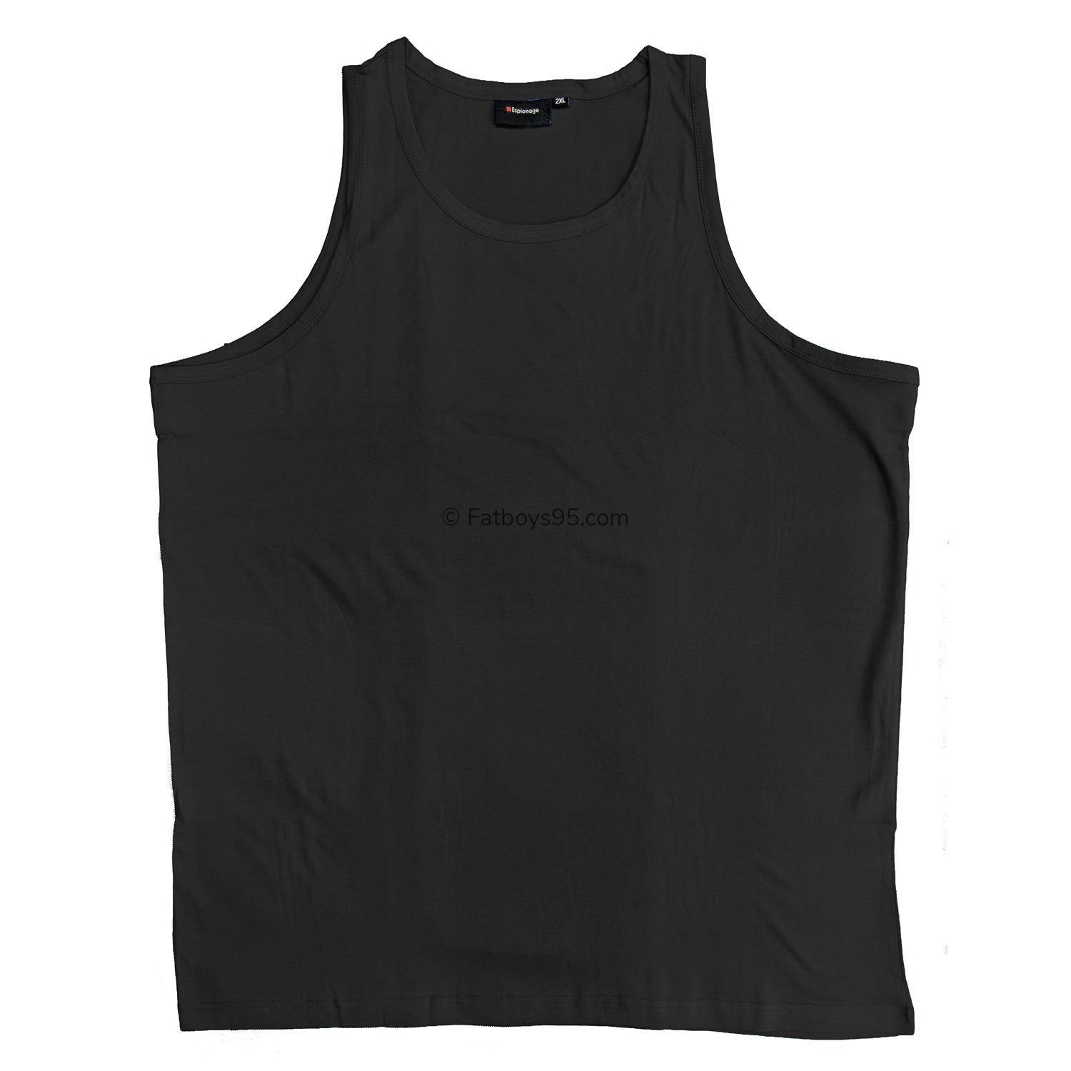 Espionage Plain Vest - T017 - Black 4