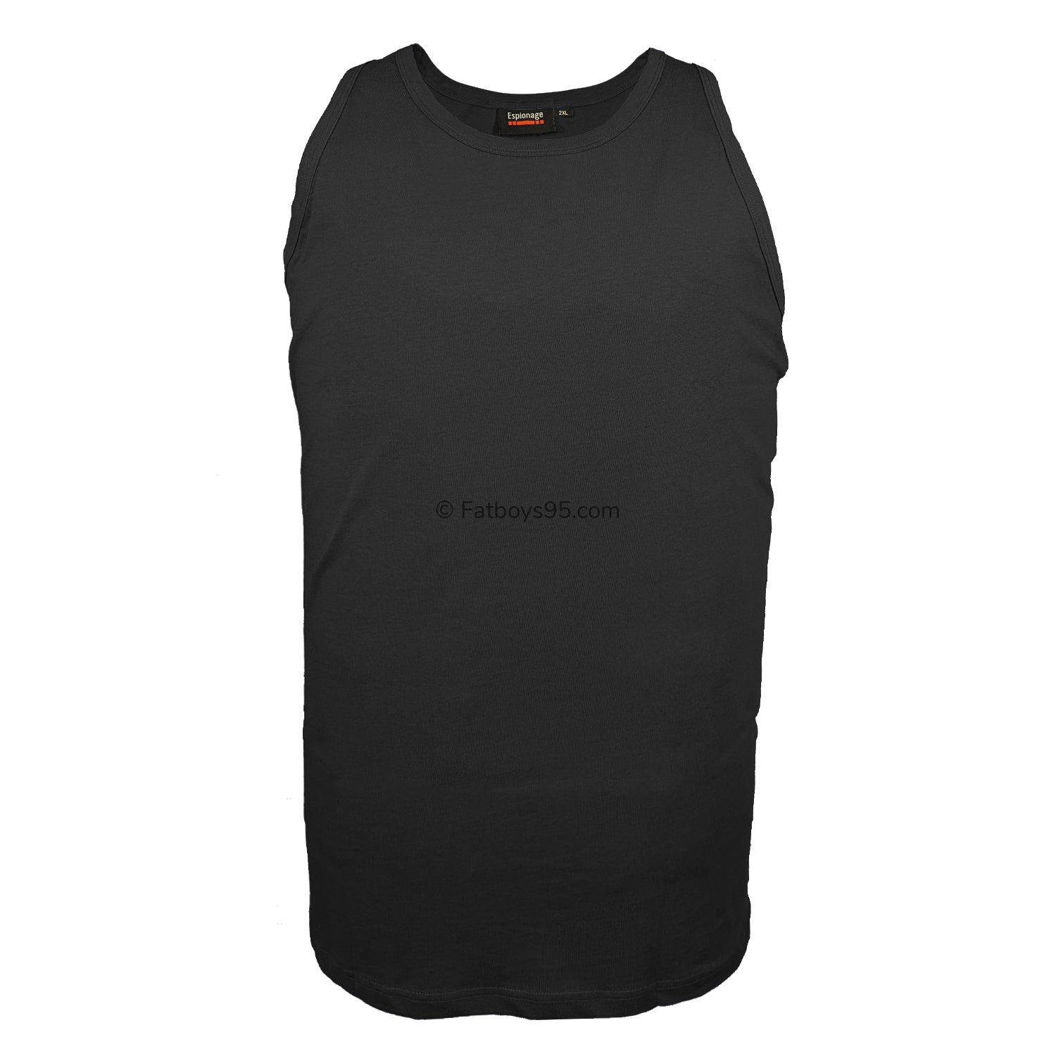 Espionage Plain Vest - T017 - Black 1