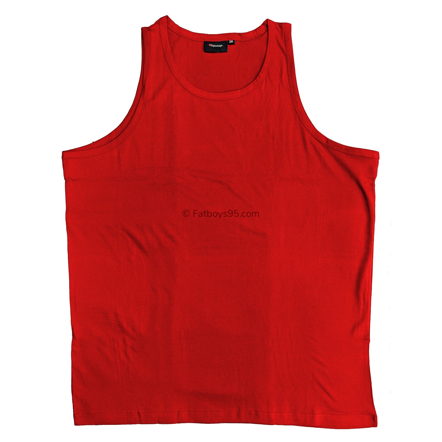 Espionage Plain Vest - T017 - Red 4