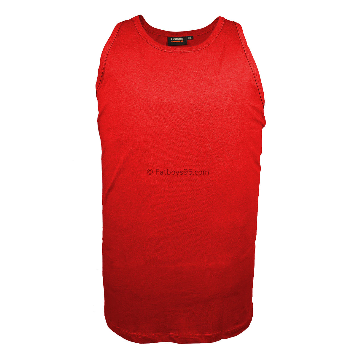 Espionage Plain Vest - T017 - Red 1