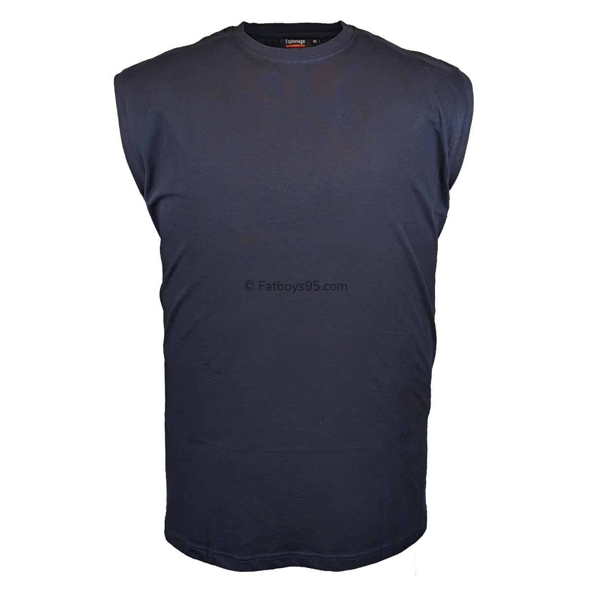 Espionage Sleeveless Tee - T113 - Navy 1