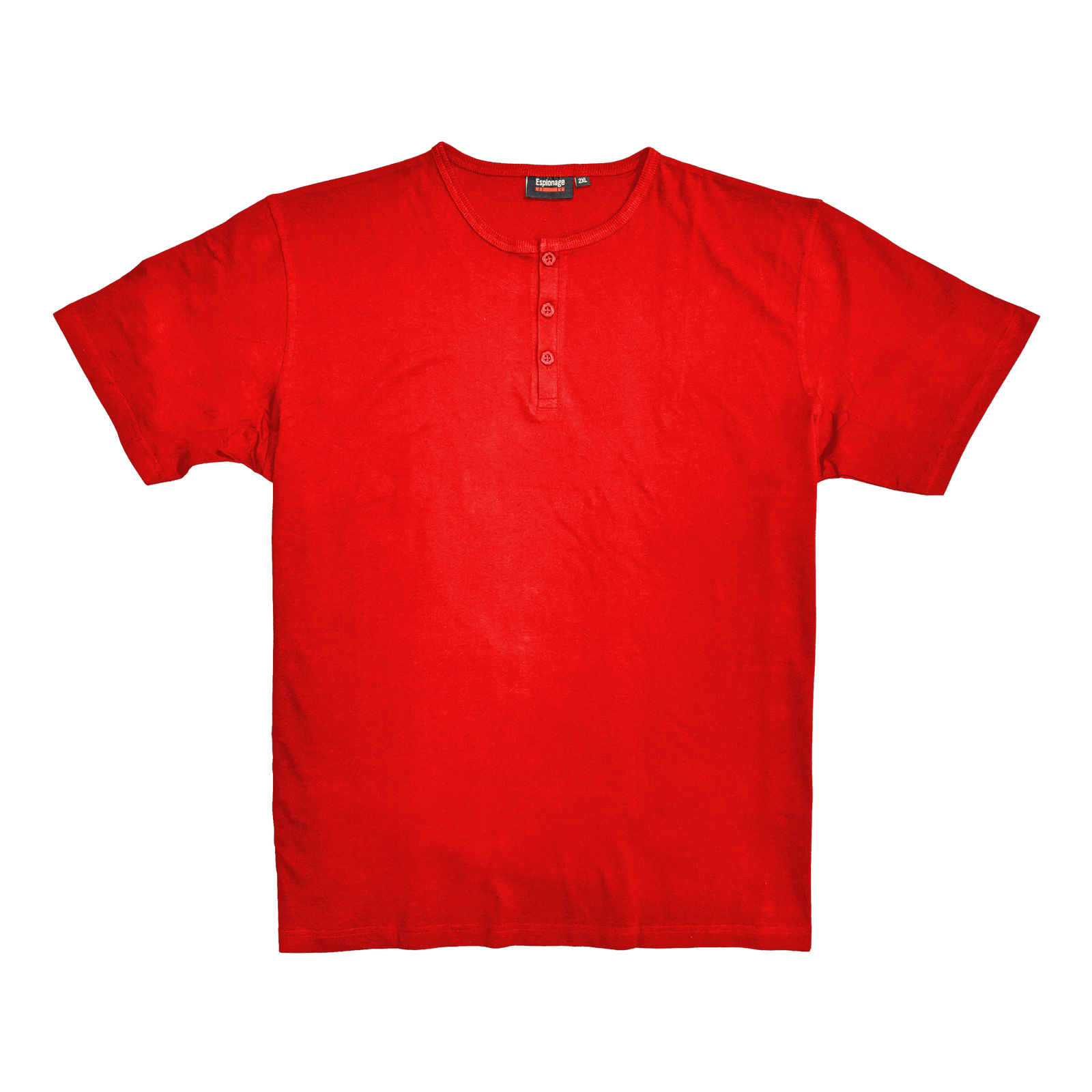 Espionage Grandad Tee - T184 - Tomato Red 1