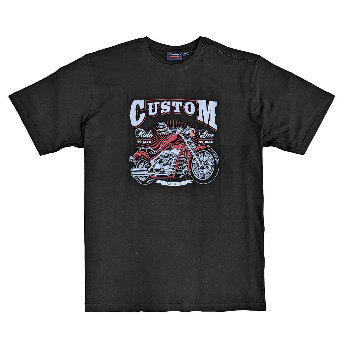 Espionage Signature Custom Tee - T363 - Black 1