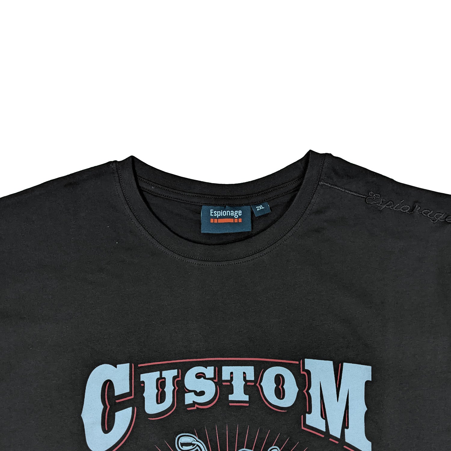 Espionage Signature Custom Tee - T363 - Black 2