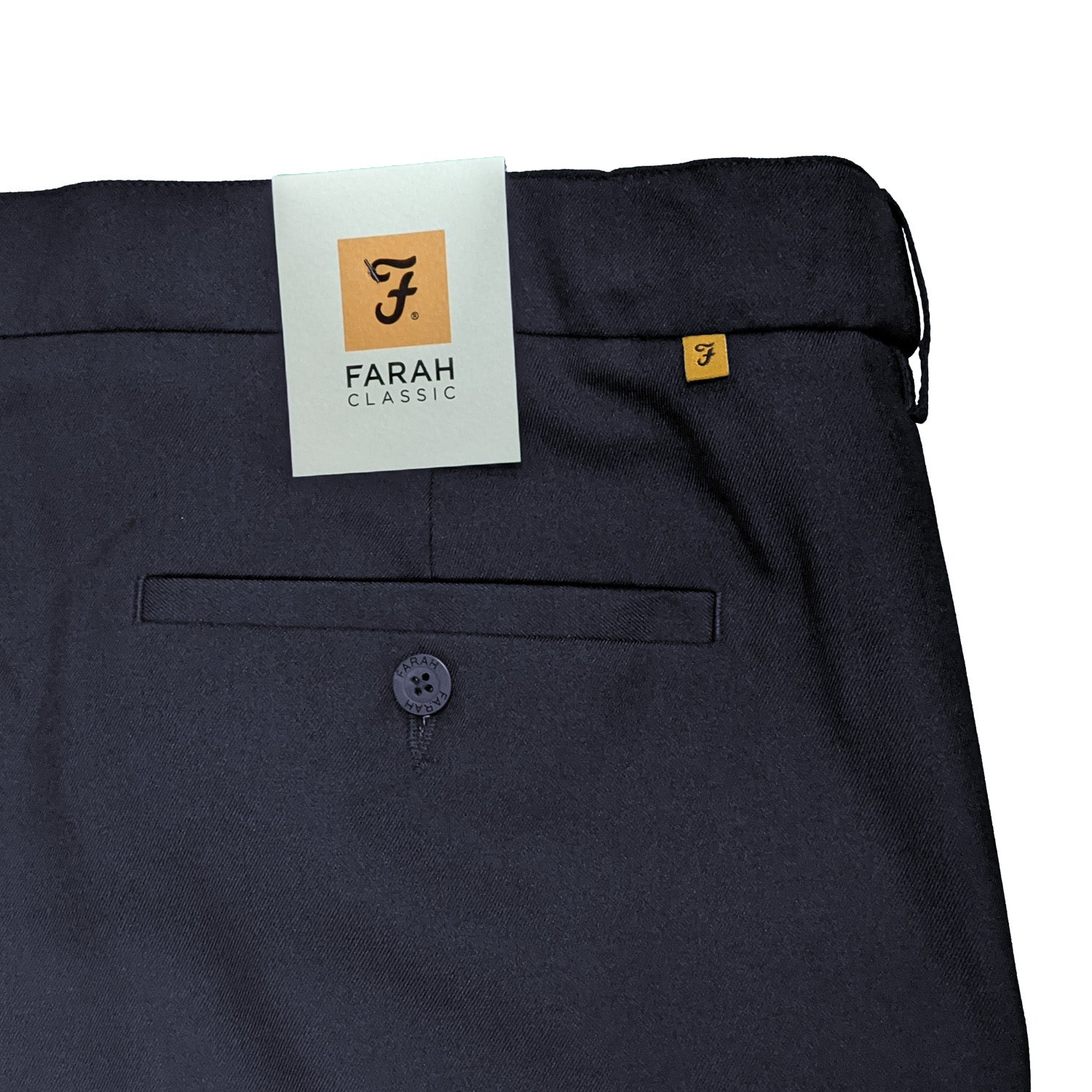 Farah | Ladbroke Hopsack Trousers Mens | Straight Trousers | Scotts Menswear