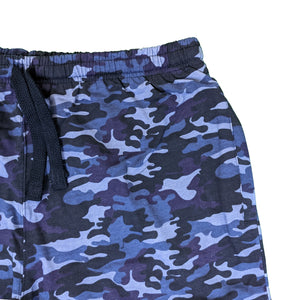 Forge Allover Camo Print Joggers - FBS 208 - Navy 2