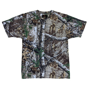 Forge Allover Real Tree Print Jersey Tee - FBS 406 - Jungle 1