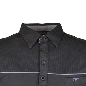 Forge Light Weight Panelled Golf Polo - FBS 418 - Black 2