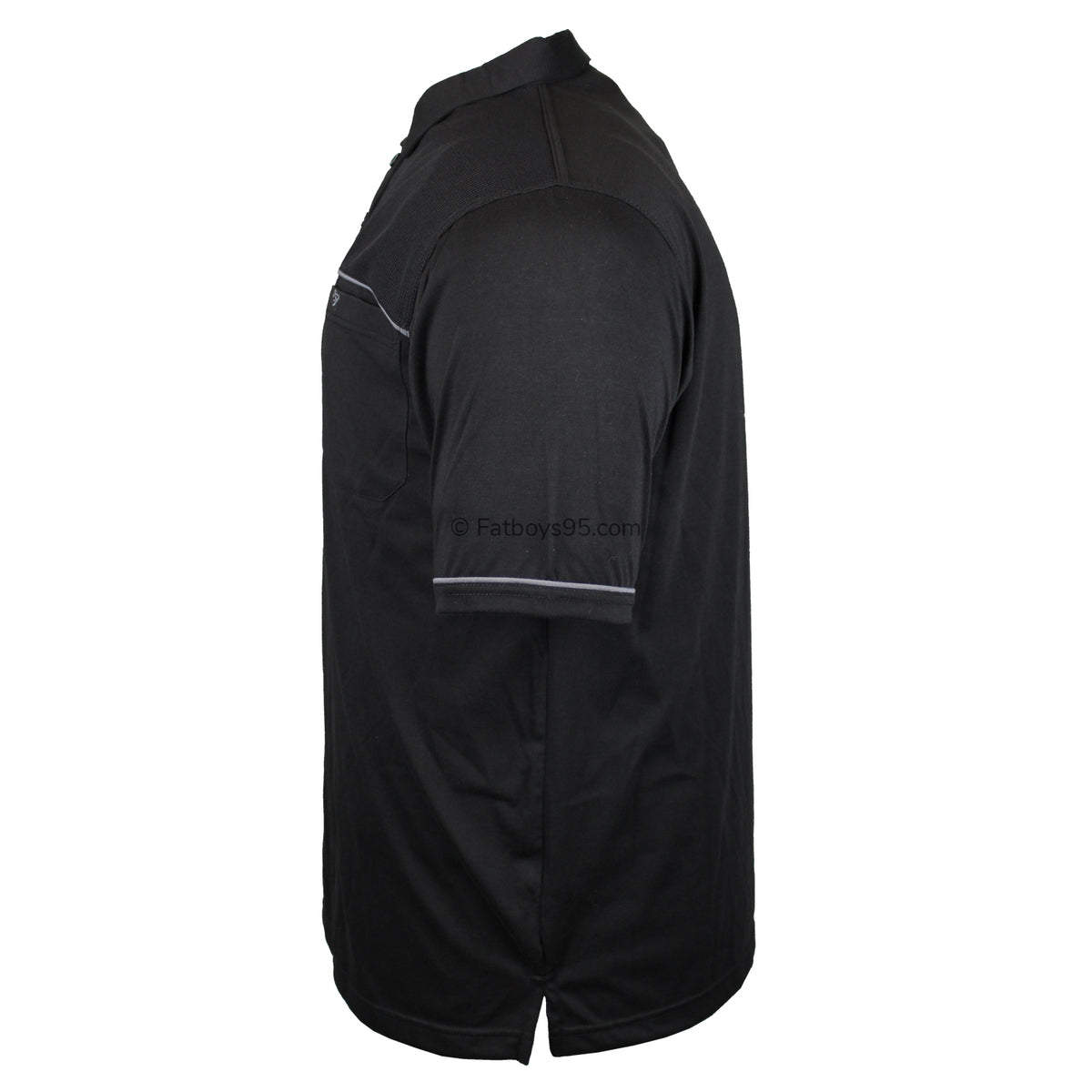 Forge Light Weight Panelled Golf Polo - FBS 418 - Black 4