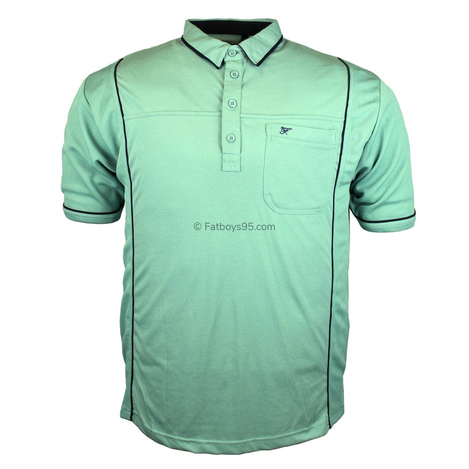 Forge Light Weight Panelled Golf Polo - FBS 419 - Sage 1