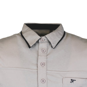 Forge Light Weight Panelled Golf Polo - FBS 419 - Taupe 2