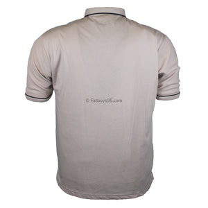 Forge Light Weight Panelled Golf Polo - FBS 419 - Taupe 3