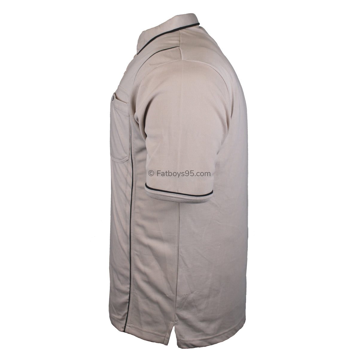 Forge Light Weight Panelled Golf Polo - FBS 419 - Taupe 4