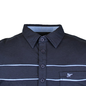 Forge Light Weight Panelled Golf Polo - FBS 420 - Navy 2