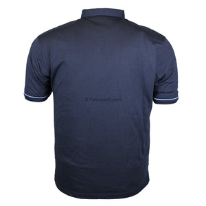 Forge Light Weight Panelled Golf Polo - FBS 420 - Navy 3