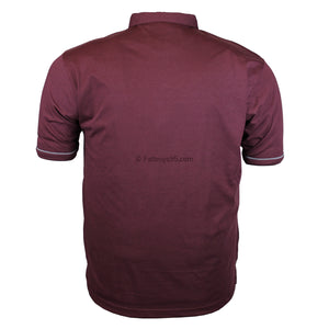 Forge Light Weight Panelled Golf Polo - FBS 420 - Wine 3