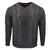 Gabicci V Neck Sweater - 25M08 - Dark Grey Marl 1