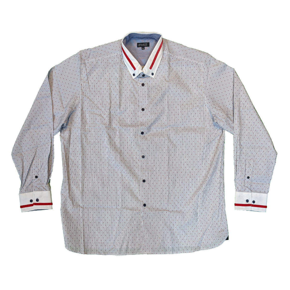 Jekyll & Hyde L/S Shirt - Andrea - White / Navy 2