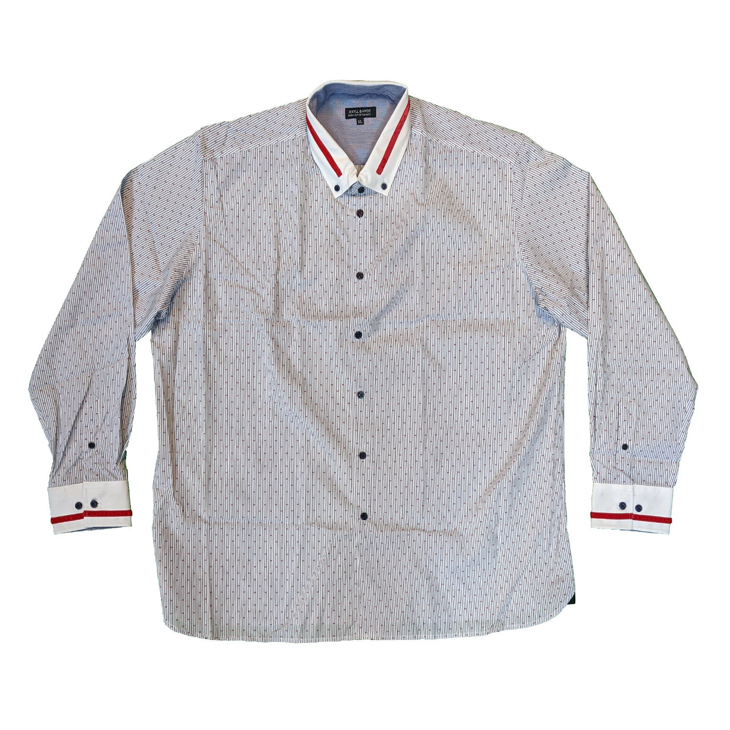 Jekyll & Hyde L/S Shirt - Andrea - White / Navy 2