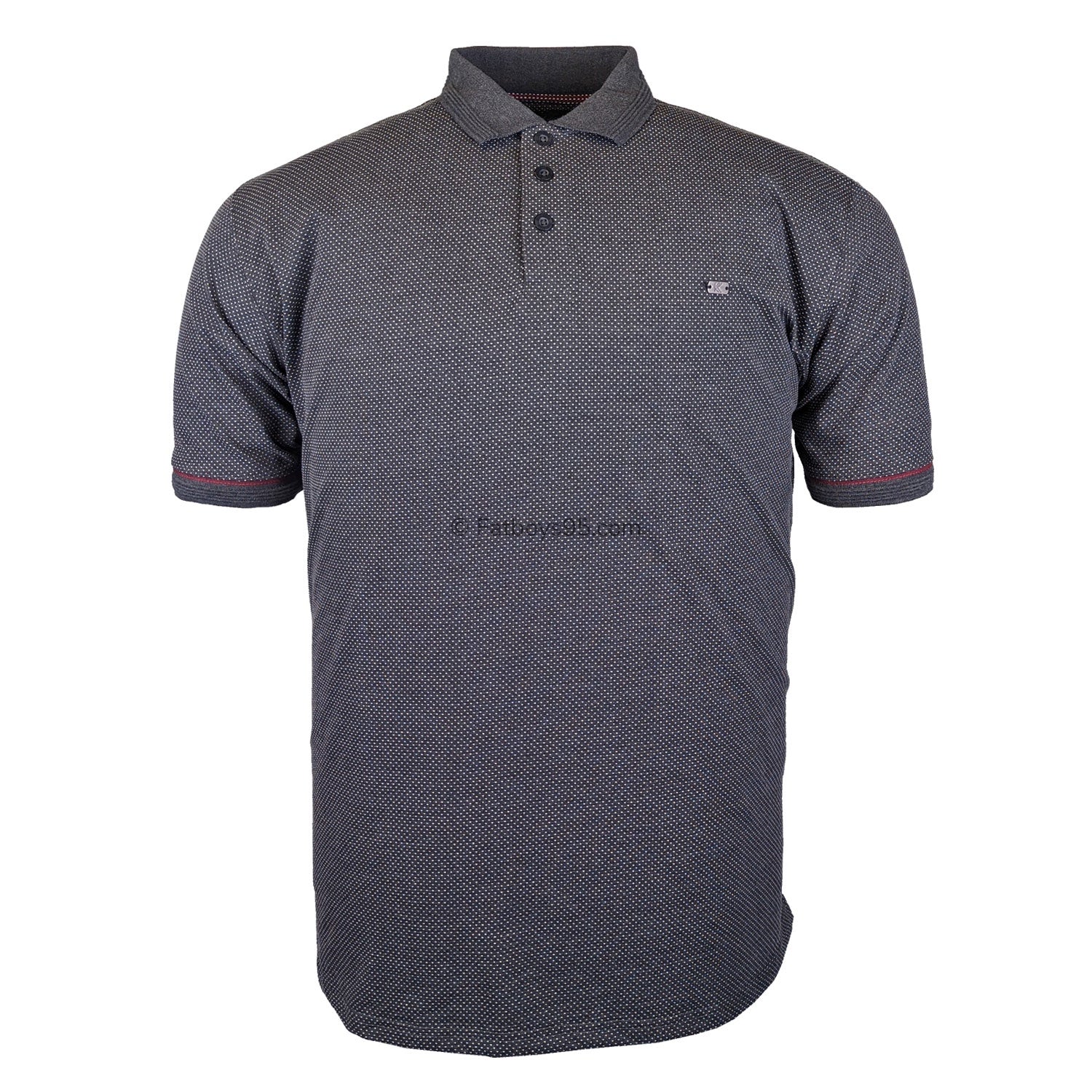 Kam Premium Birdseye Jersey Polo - KBS 5469P - Charcoal 1