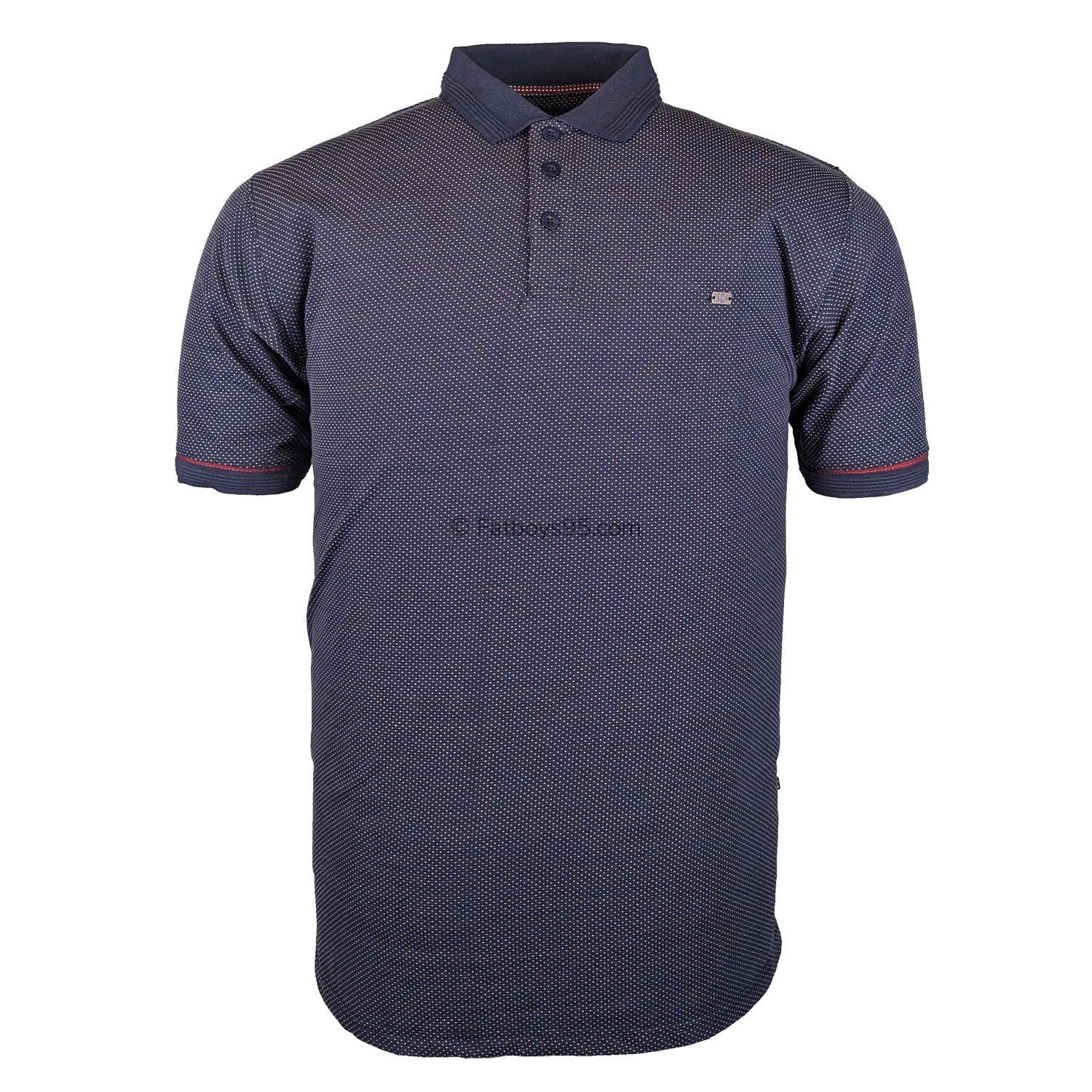 Kam Premium Birdseye Jersey Polo - KBS 5469P - Navy 1