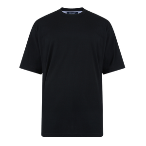 Kam Plain Round Neck T-Shirt - KBS500 - Black 1