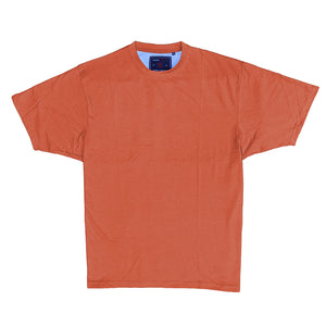Kam Plain Round Neck T-Shirt - KBS 500S - Coral 3