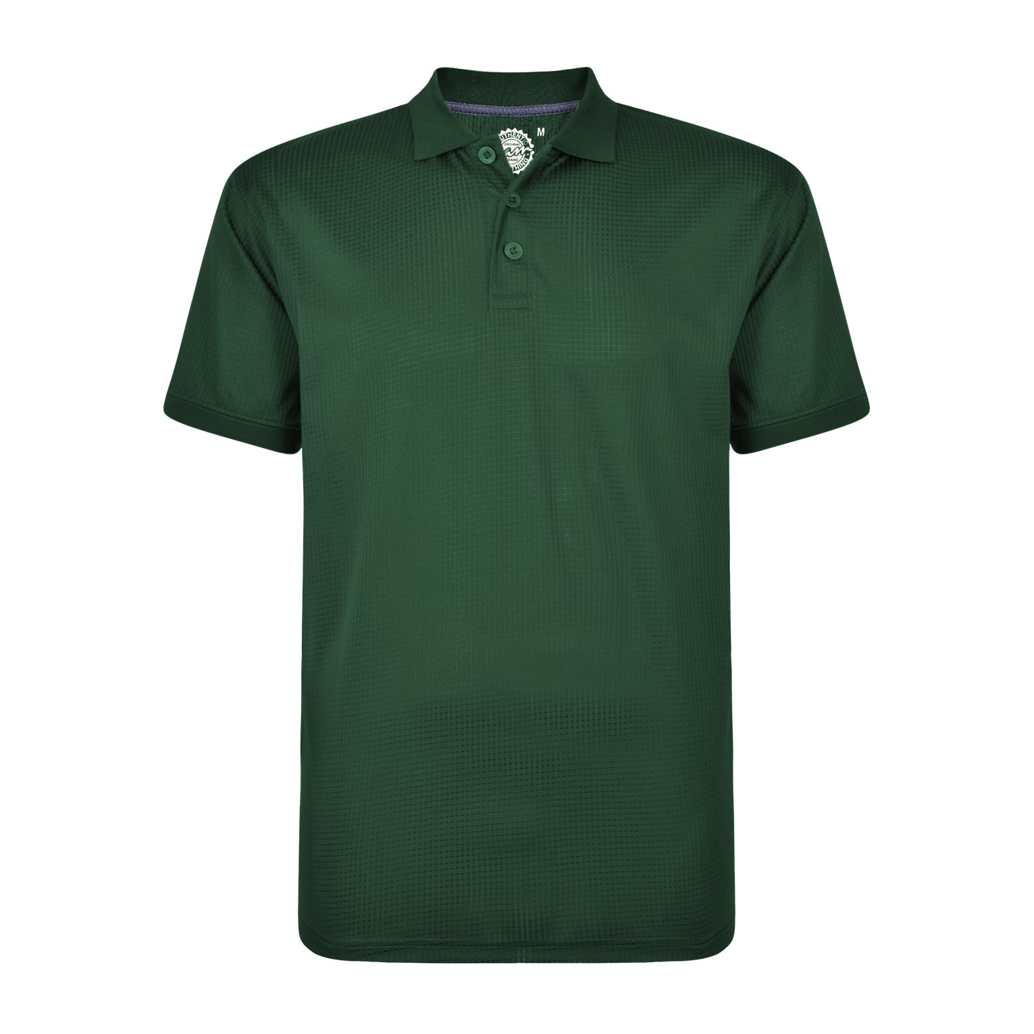 Kam Plain Mesh Polo - KBS 5401 - Forest 1