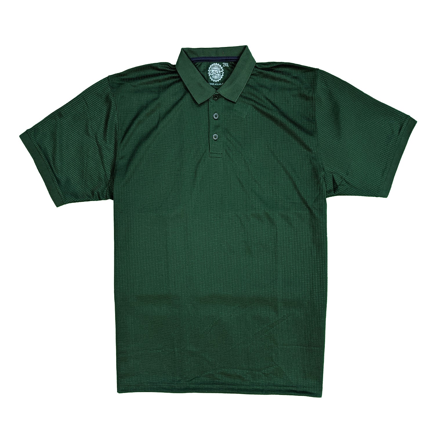Kam Plain Mesh Polo - KBS 5401 - Forest 3
