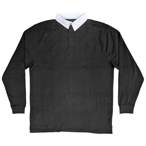 Kam L/S Jersey Rugby Polo - KBS 5426 - Black 3