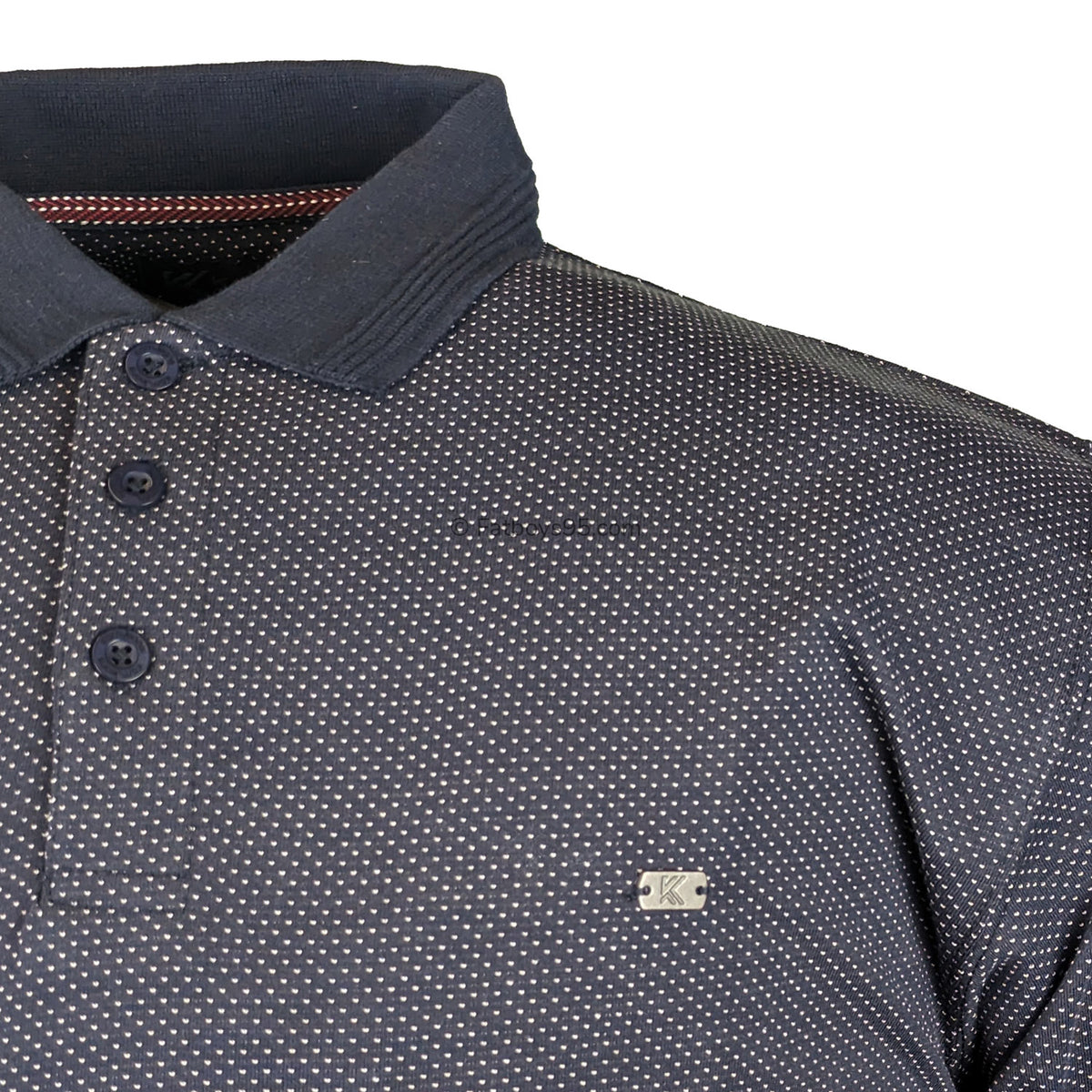 Kam Premium Birdseye Jersey Polo - KBS 5469P - Navy 2