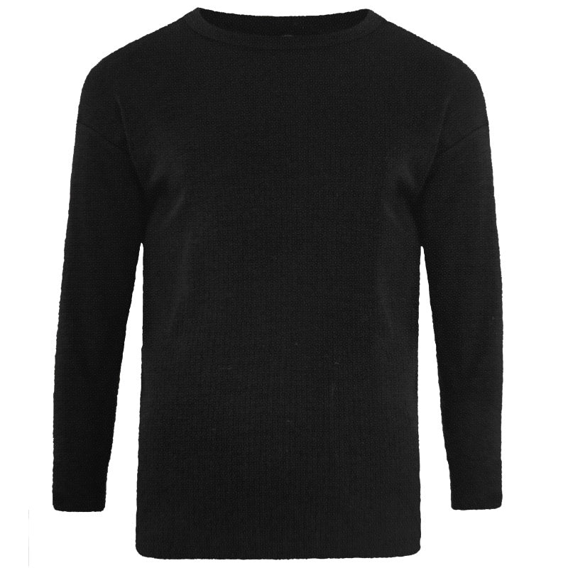 Kam Thermal Long Sleeve T-Shirt - KBS832 - Black 1