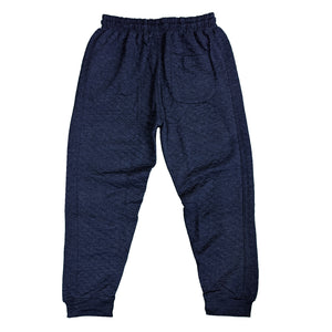 Kam Quilted Jersey Joggers - KBS 238 - Navy 3