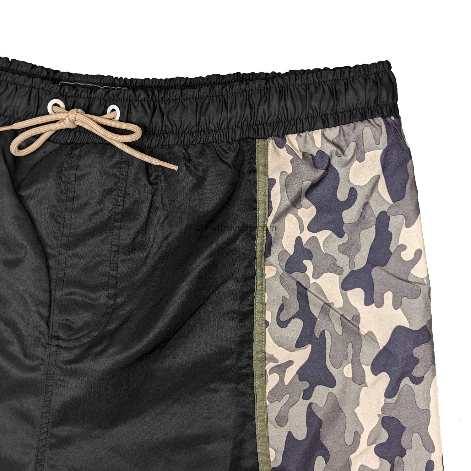 Kam Camo Side Panel Swim Shorts - KBS 3006 - Camo 2