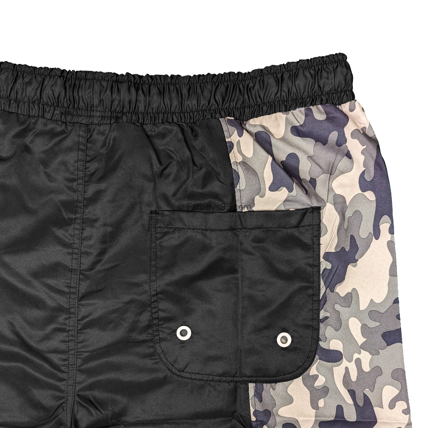 Kam Camo Side Panel Swim Shorts - KBS 3006 - Camo 4