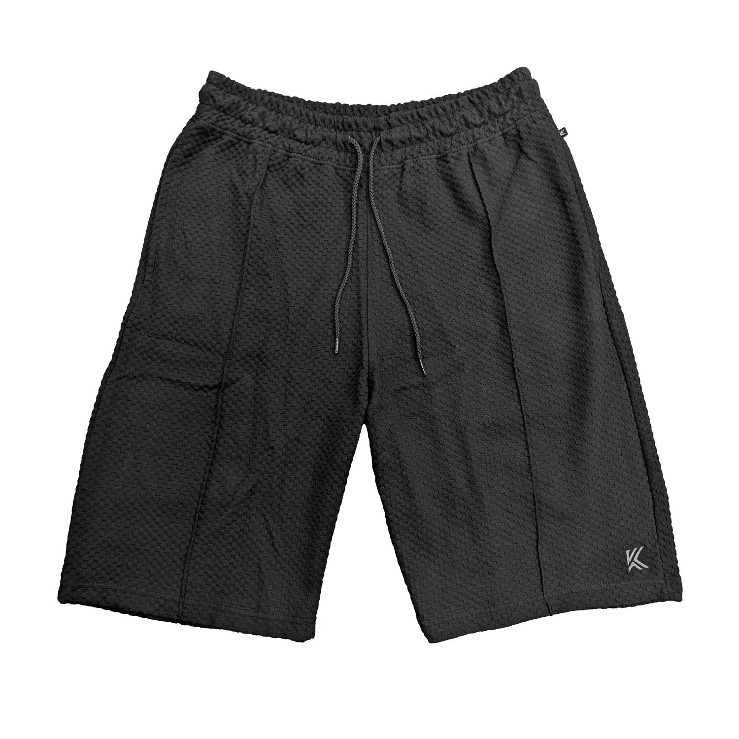 Kam Jaquard Mesh Shorts - KBS 3305 - Black 1