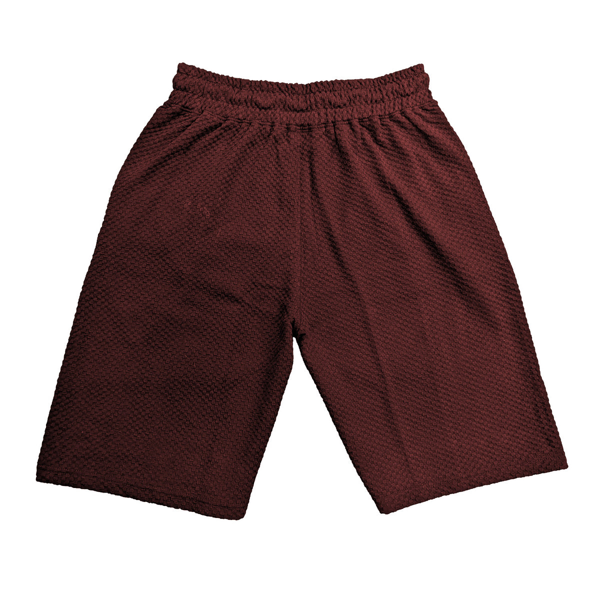 Kam Jaquard Mesh Shorts - KBS 3305 - Burgundy 3