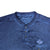 Kam Acid Wash Grandad T-Shirt - KBS 5379 - Indigo 2