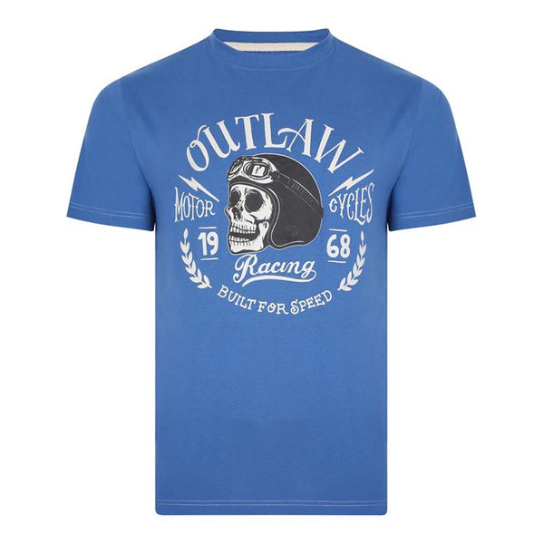 Maglietta Uomo Biker Teschio Cowboy - Second Amendment Gun Rights - Gildan/Hanes, Taglie S-3XL